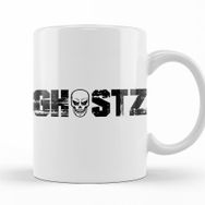 Baskı Dükkanı KB6168 Ghostz Logo Preta 2018 Porselen Kupa Bardak