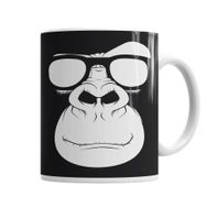 Baskı Dükkanı KB6175 Geek Monkey Porselen Kupa Bardak