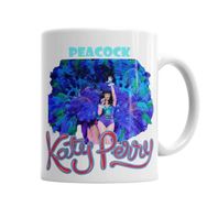 Baskı Dükkanı KB6212 Katy Perry Peacock Porselen Kupa Bardak