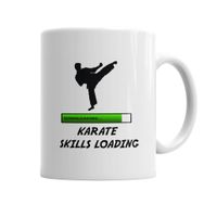 Baskı Dükkanı KB6219 Karate Skills Loading Porselen Kupa Bardak