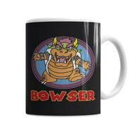 Baskı Dükkanı KB6388 King Bowser Super Mario Classica Fanart Porselen Kupa Bardak