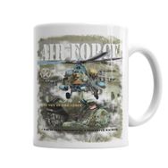 Baskı Dükkanı KB6437 Military Helicopter Porselen Kupa Bardak