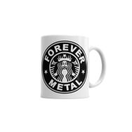 Baskı Dükkanı KB6448 Metal Forever Porselen Kupa Bardak