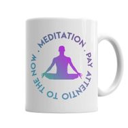 Baskı Dükkanı KB6460 Meditation Porselen Kupa Bardak