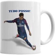 Baskı Dükkanı KB6599 Neymar Jr Tudo Posso Porselen Kupa Bardak