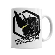 Baskı Dükkanı KB6630 Reinhardt Overwatch Porselen Kupa Bardak