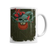 Baskı Dükkanı KB6717 Skull Litch Branca Porselen Kupa Bardak