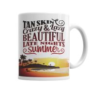 Baskı Dükkanı KB6842 Summer Nights Porselen Kupa Bardak