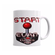 Baskı Dükkanı KB6869 Start Evan Games 1988 Porselen Kupa Bardak
