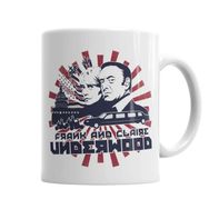 Baskı Dükkanı KB687 House Of Cards Frank And Claire Porselen Kupa Bardak