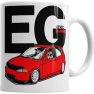 Baskı Dükkanı KB692 Honda Civic Eg Porselen Kupa Bardak