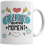 Baskı Dükkanı KB7045 Znn Enjoy Every Moment Porselen Kupa Bardak