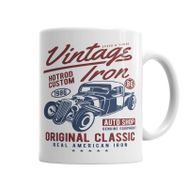 Baskı Dükkanı KB7091 Vintage Iron Porselen Kupa Bardak