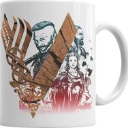 Baskı Dükkanı KB7094 Vikings Porselen Kupa Bardak