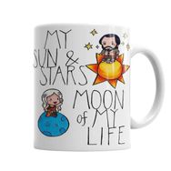 Baskı Dükkanı KB7215 Khaleesi Ve Khal Drogo Porselen Kupa Bardak