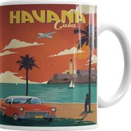 Baskı Dükkanı KB7252 Havana Porselen Kupa Bardak