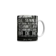 Baskı Dükkanı KB7314 Oğuz Atay Söz Porselen Kupa Bardak