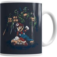 Baskı Dükkanı KB7357 Mario X Tartarugas Porselen Kupa Bardak