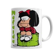 Baskı Dükkanı KB7359 Mafalda Düşünceli Porselen Kupa Bardak