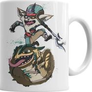Baskı Dükkanı KB736 League Of Legends Kled Porselen Kupa Bardak