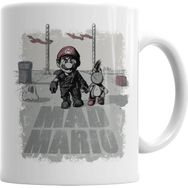 Baskı Dükkanı KB7360 Mad Mario Porselen Kupa Bardak