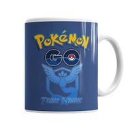 Baskı Dükkanı KB7489 Pokemon Go Team Mystic Porselen Kupa Bardak