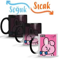 Baskı Dükkanı KB8314 Bts T21 Cooky Porselen Kupa Bardak