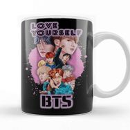 Baskı Dükkanı KB8328 Bts Love Yourself Porselen Kupa Bardak