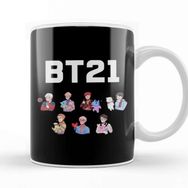 Baskı Dükkanı KB8373 Bts Bt21 01 Porselen Kupa Bardak
