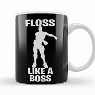 Baskı Dükkanı KB8414 Floss Lıke A Boss Porselen Kupa Bardak