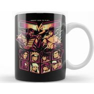 Baskı Dükkanı KB8415 Fighting Games Ultimate Fighters Porselen Kupa Bardak