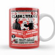 Baskı Dükkanı KB8416 Fight Clash Of Titans Porselen Kupa Bardak