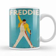 Baskı Dükkanı KB8507 Freddie Mercury 2 Porselen Kupa Bardak
