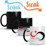 Baskı Dükkanı KB854 Mustafa Kemal Atatürk Porselen Kupa Bardak