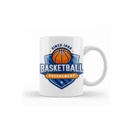 Baskı Dükkanı KB8746 Basketball Tournament Porselen Kupa Bardak