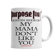 Baskı Dükkanı KB901 Purpose World Tour Justin Bieber Porselen Kupa Bardak