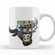Baskı Dükkanı KB9194 Chicago Bulls Clone Bull Porselen Kupa Bardak