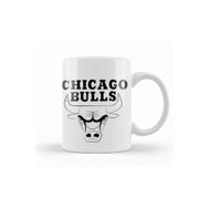 Baskı Dükkanı KB9196 Chicago Bulls Logo Porselen Kupa Bardak