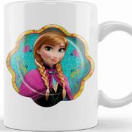 Baskı Dükkanı KB9245 Disney Frozen Anna Porselen Kupa Bardak