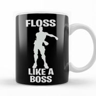 Baskı Dükkanı KB9278 Floss Lıke A Boss Porselen Kupa Bardak