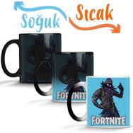 Baskı Dükkanı KB9361 Fortnite Raven Skin Porselen Kupa Bardak