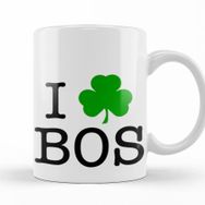 Baskı Dükkanı KB9464 I Clover Boston Porselen Kupa Bardak