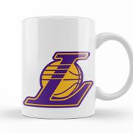 Baskı Dükkanı KB9523 Lakers Porselen Kupa Bardak