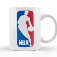 Baskı Dükkanı KB9612 Nba Logo Porselen Kupa Bardak