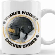 Baskı Dükkanı KB9674 Pubg Chicken Dinner Porselen Kupa Bardak