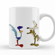 Baskı Dükkanı KB9723 Road Runner Ve Coyote Porselen Kupa Bardak