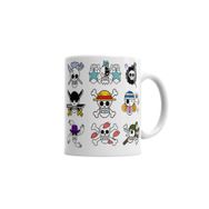 Baskı Dükkanı KB986 One Piece Full Skull Porselen Kupa Bardak
