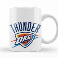 Baskı Dükkanı KB9868 Thunder Okc Logo Porselen Kupa Bardak