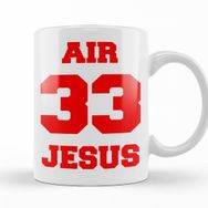 Baskı Dükkanı KB9909 Air Jesus 33 Porselen Kupa Bardak