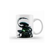 Baskı Dükkanı KB9921 Alien Porselen Kupa Bardak